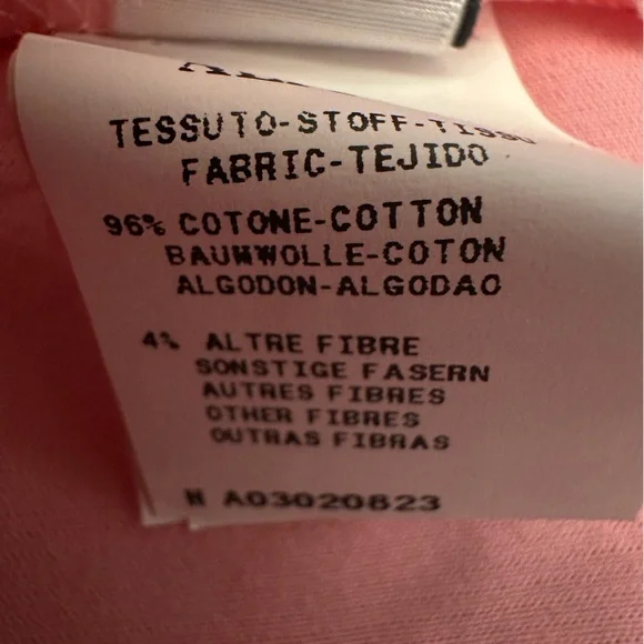 Moschino Pink Cotton Pants | Designer Straight-Leg Trousers - Picture 10 of 13